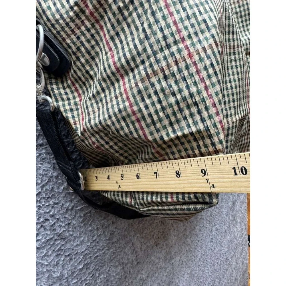 Diane‎ Von Furstenberg Checkered Carry On Luggage Travel Duffle Bag 14